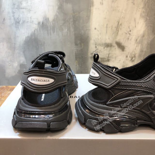 Balenciaga經典款男女鞋 巴黎世家頂級版本Track 4.0戶外概念復古老爹涼鞋 Balenciaga情侶款老爹鞋  hdbl1026